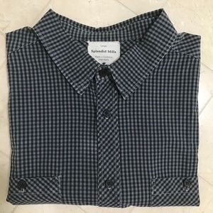 Splendid Short Sleeve Button Down - L